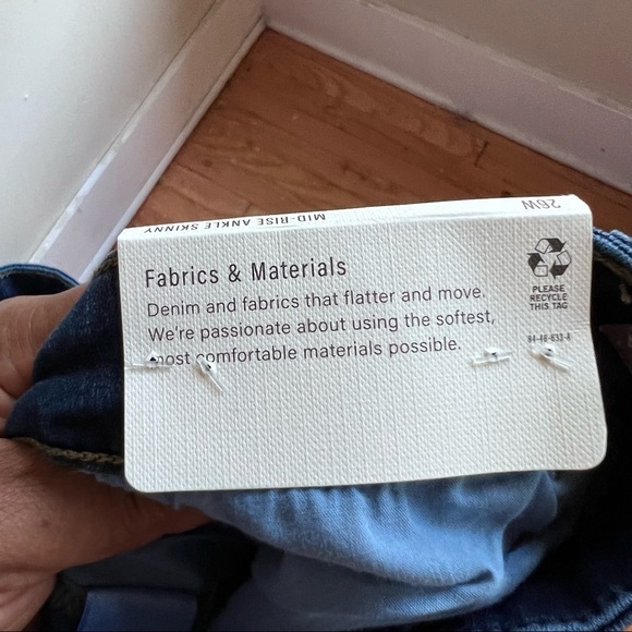 ana New Approach mid rise ankle skinny fitted hip thigh super soft stretch 26w - Picture 9 of 10